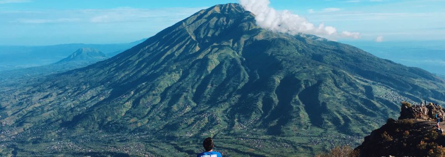 Pendakian Gunung Merapi via new Selo Merapi tak pernah ingkar janji merbabu view